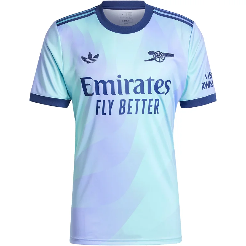 Men's Retro Soccer Jerseys of Famous Clubs from the 90s for Nostalgic Football Enthusiastsadidas Arsenal Third Jersey 24/25 (Clear Aqua/Light Flash Purple)