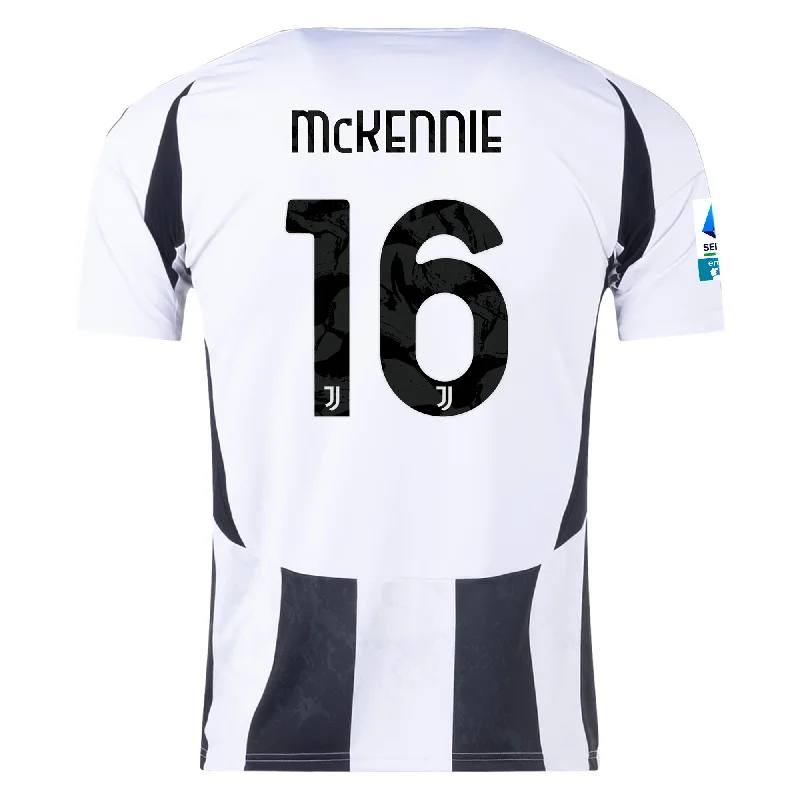 Men's Retro Hockey Jerseys with Classic Stripes and Logos for a Nostalgic Hockey Aestheticadidas Juventus Weston McKennie Home Jersey w/ Serie A Patch 24/25 (White/Black)