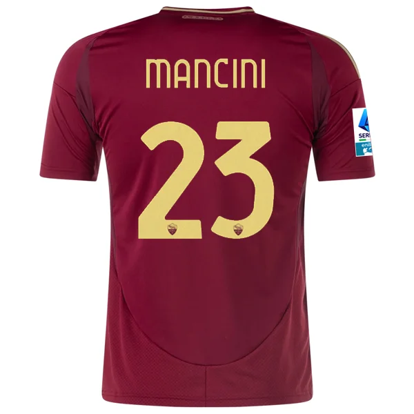 Men's Basketball Jerseys in Sleeveless Design for Enhanced Mobility on the Courtadidas Roma Gianluca Mancini Home Jersey w/ Serie A Patch 24/25 (Burgundy/Gold)