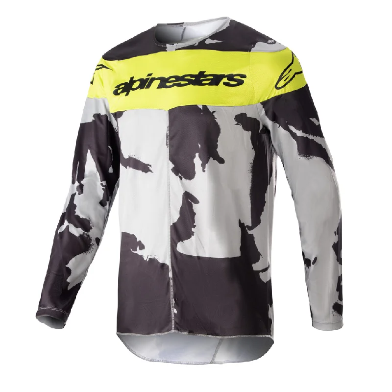 Men's Authentic Soccer Jerseys of National Teams for International Football EventsAlpinestars - 2023 Racer Tactical Camo/Yellow Jersey