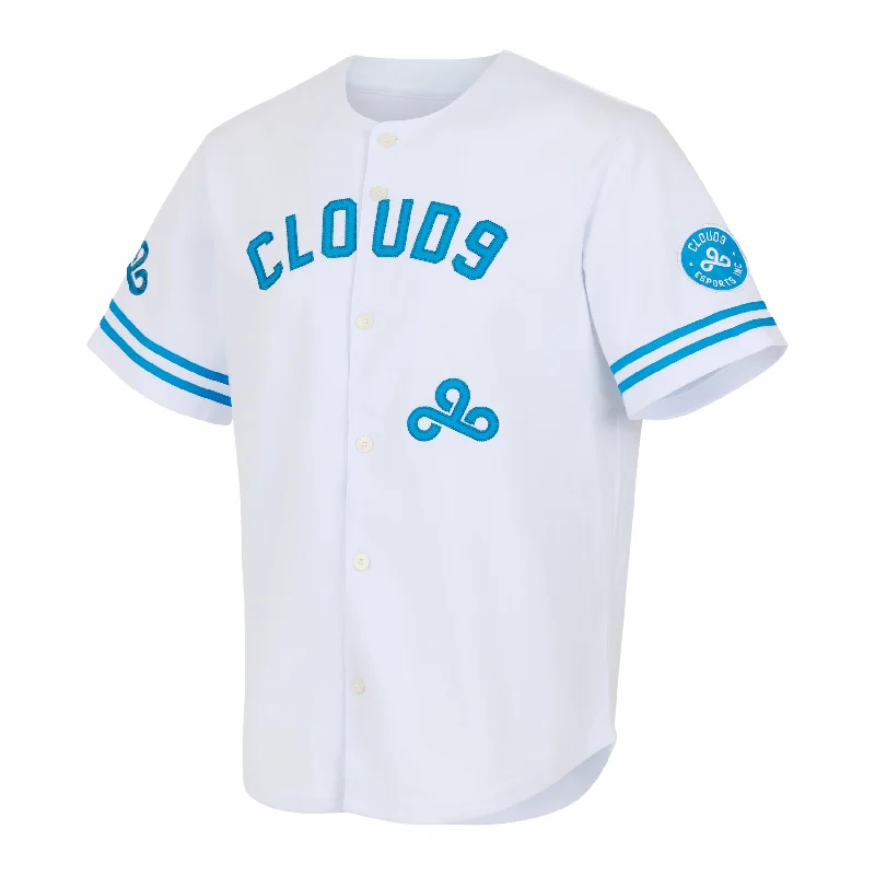 Men's Throwback Tennis Jerseys Inspired by Iconic Matches and PlayersCloud9 Core Collection Baseball Jersey. White.