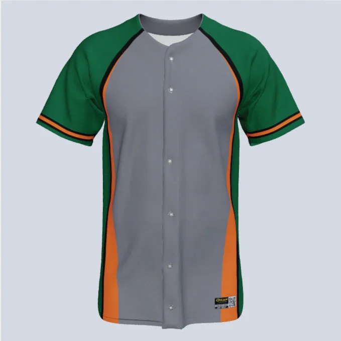 Men's Football Jerseys with Embroidered Club Badges for a Premium and Authentic AppealFull Button Baseball Diamond Custom Jersey