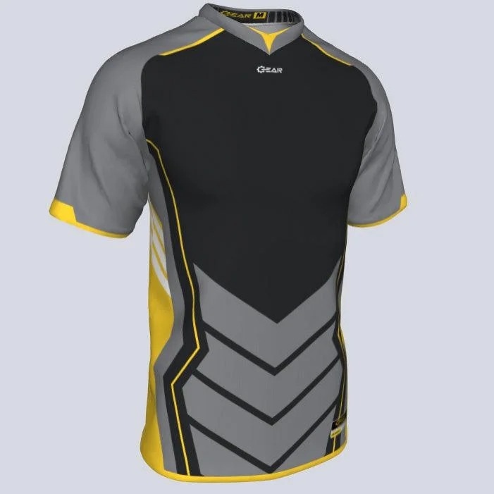 Men's Moisture - Wicking Golf Jerseys with UV Protection for Comfortable Rounds on the CourseCustom V- Gamer Jersey