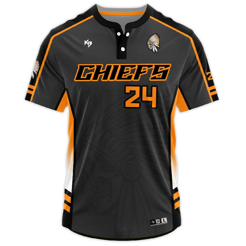 Men's Custom - Embroidered Volleyball Jerseys for Team Uniforms or Personalized GearMens Sublimated Drifit 2 Button Jersey