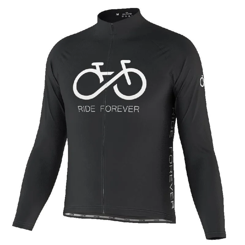 Men's Throwback Rugby Jerseys of Historic Matches and Teams for Rugby History BuffsMen's Ride Forever Infinity Long Sleeve Cycling Jersey