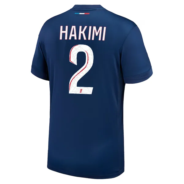 Men's Cycling Jerseys with Reflective Stripes for Safe and Stylish Rides at NightNike Paris Saint-Germain Achraf Hakimi Home Jersey 24/25 (Midnight Navy/White)