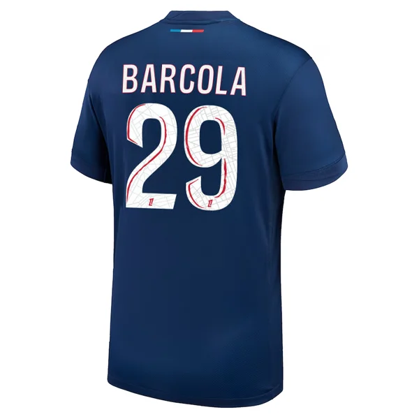 Men's Basketball Jerseys in Sleeveless Design for Enhanced Mobility on the CourtNike Paris Saint-Germain Bradley Barcola Home Jersey 24/25 (Midnight Navy/White)