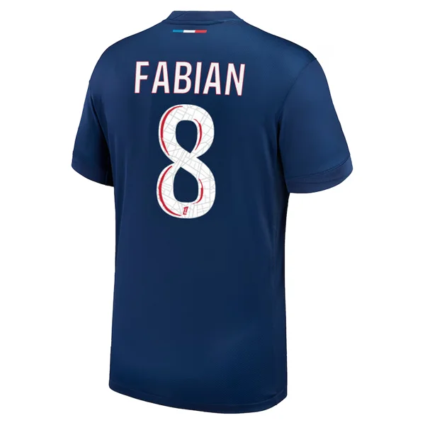 Men's Limited - Release American Football Jerseys of Rookie Stars for Early Adopters and FansNike Paris Saint-Germain Fabián Ruiz Home Jersey 24/25 (Midnight Navy/White)