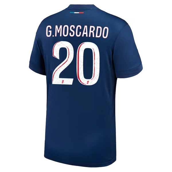 Men's Cycling Jerseys with Reflective Stripes for Safe and Stylish Rides at NightNike Paris Saint-Germain Gabriel Moscardo Home Jersey 24/25 (Midnight Navy/White)