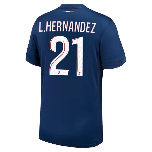 Men's Custom - Printed Baseball Jerseys with Player Names and Numbers for Personalized StyleNike Paris Saint-Germain Lucas Hernandez Home Jersey 24/25 (Midnight Navy/White)