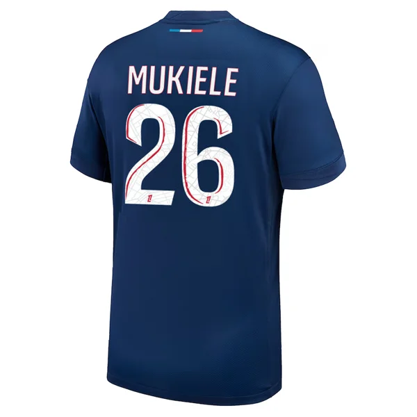 Men's Moisture - Wicking Lacrosse Jerseys with Mesh Panels for Optimal Performance on the FieldNike Paris Saint-Germain Nordi Mukiele Home Jersey 24/25 (Midnight Navy/White)