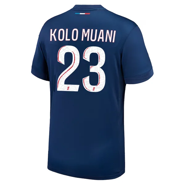 Men's Custom - Embroidered Volleyball Jerseys for Team Uniforms or Personalized GearNike Paris Saint-Germain Randal Kolo Muani Home Jersey 24/25 (Midnight Navy/White)