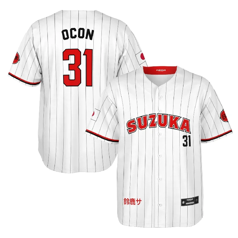 Men's Basketball Jerseys with Signature Player Logos for a Fan - Favorite LookOcon - Suzuka City Jersey