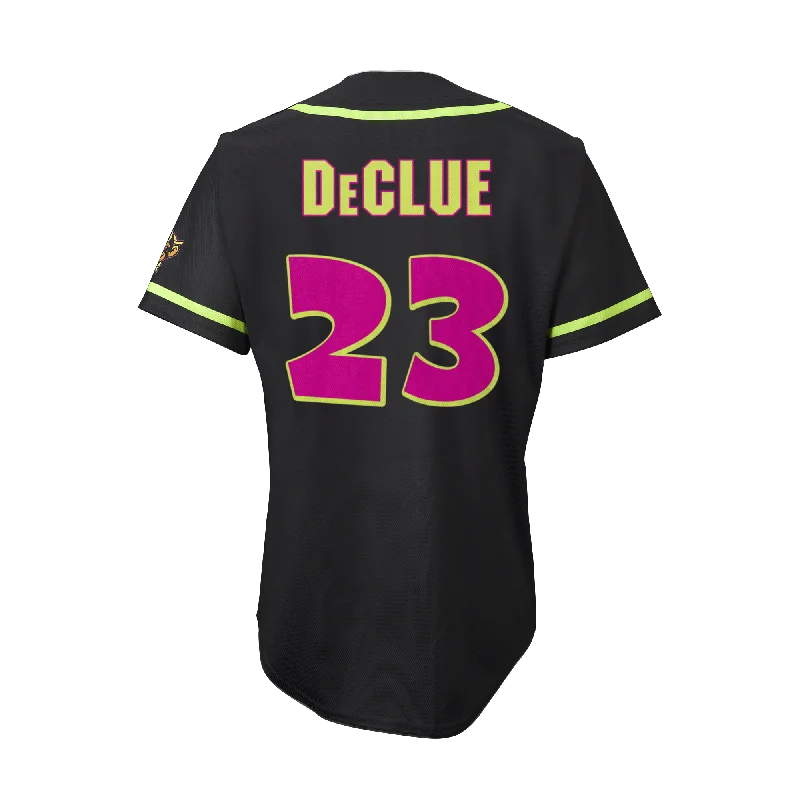 Men's Throwback Tennis Jerseys Inspired by Iconic Matches and PlayersParty Animals Garrett DeClue #23 EvoShield Jersey - Black