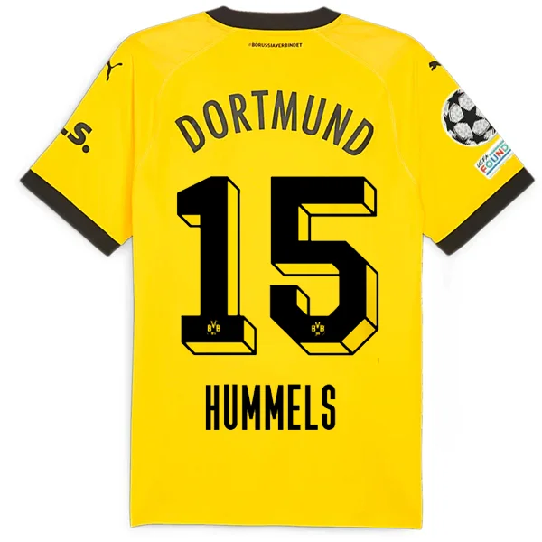 Men's NBA Authentic Team Jerseys in Official Team Colors for True Basketball FansPuma Borussia Dortmund Authentic Mats Hummels Home Jersey w/ Champions League Patches 23/24 (Cyber Yellow/Puma Black)