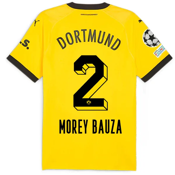 Men's Replica Hockey Jerseys of Star Players for Devoted Ice Hockey SupportersPuma Borussia Dortmund Authentic Morey Bauza Home Jersey w/ Champions League Patches 23/24 (Cyber Yellow/Puma Black)