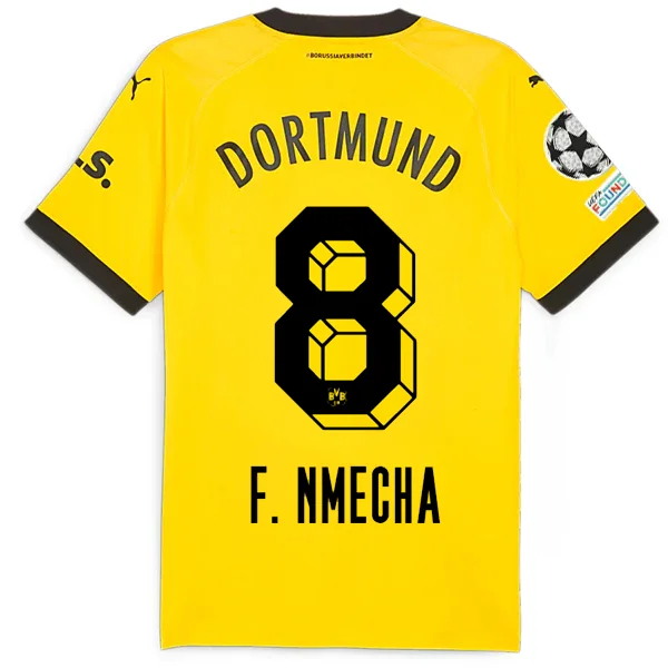 Men's Throwback Tennis Jerseys Inspired by Iconic Matches and PlayersPuma Borussia Dortmund Authentic Nmecha Home Jersey w/ Champions League Patches 23/24 (Cyber Yellow/Puma Black)