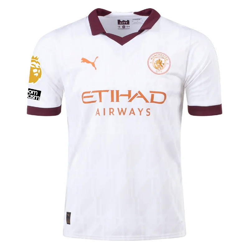 Men's Basketball Jerseys in Sleeveless Design for Enhanced Mobility on the CourtPuma Manchester City Away Jersey w/ EPL + No Room For Racism Patches 23/24 (Puma White/Aubergine)