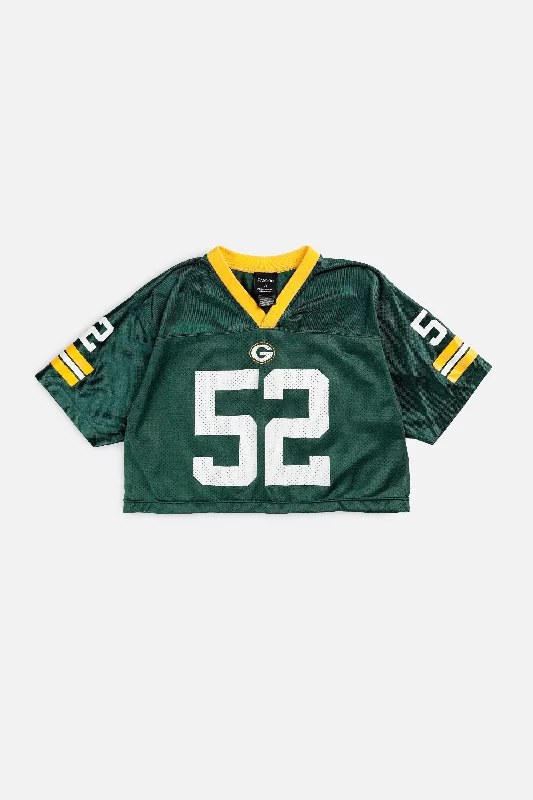 Men's Football Jerseys with Embroidered Club Badges for a Premium and Authentic AppealRework Crop Green Bay Packers NFL Jersey - M