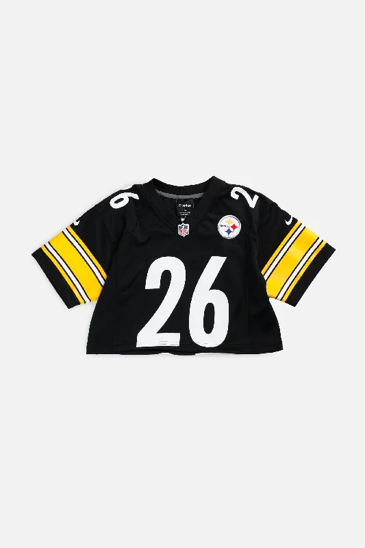 Men's Basketball Jerseys in Sleeveless Design for Enhanced Mobility on the CourtRework Crop Pittsburgh Steelers NFL Jersey - XS