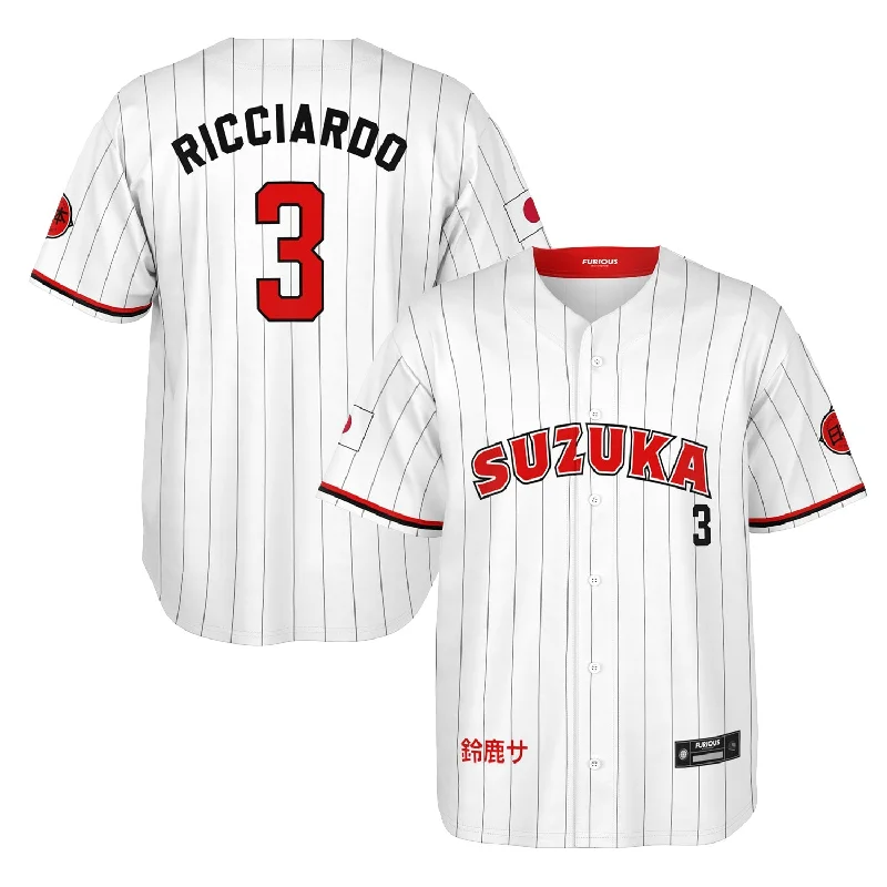 Men's Vintage American Football Jerseys of Legendary Teams for Collectors and FansRicciardo - Suzuka City Jersey