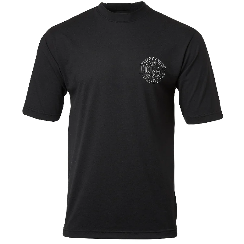 Men's Sustainable Organic Cotton Rugby Jerseys for Eco - Conscious Sports EnthusiastsRoyal Core Short Sleeve MTB Jersey - Outfitters - Black Heather - 2022