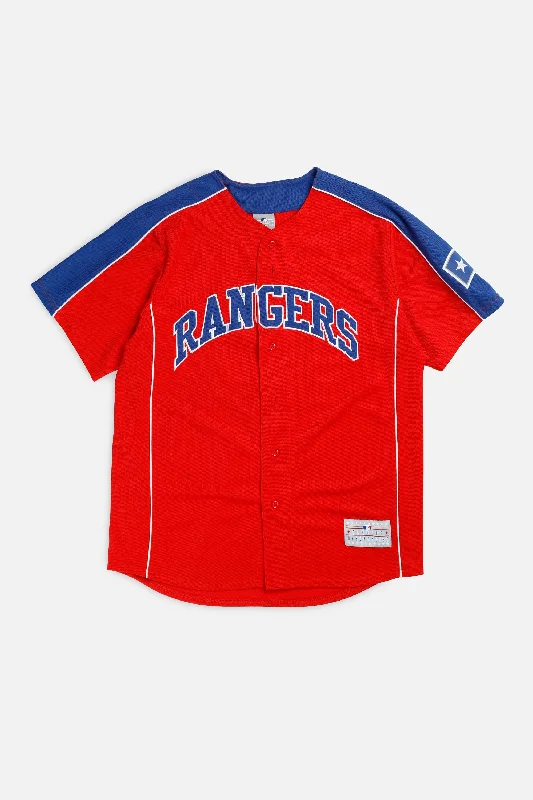 Men's Authentic Soccer Jerseys of National Teams for International Football EventsVintage Texas Rangers MLB Jersey - L