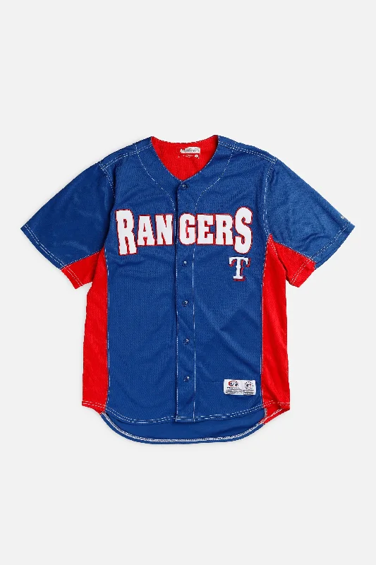 Men's Authentic Soccer Jerseys of National Teams for International Football EventsVintage Texas Rangers MLB Jersey - M