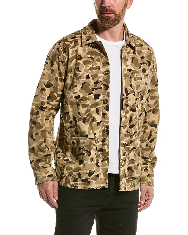 Men's Jeans with a Cargo - Inspired Knee Pocket for Extra Storage7 For All Mankind Camo Shirt Jacket