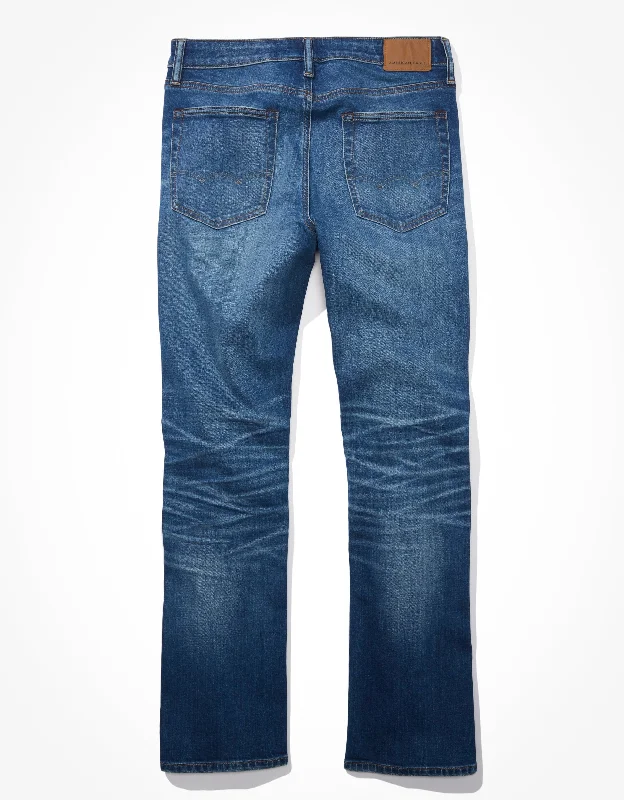 Men's Jeans with an Elastic Waistband for Ultimate ComfortAE AirFlex+ Original Bootcut Jean