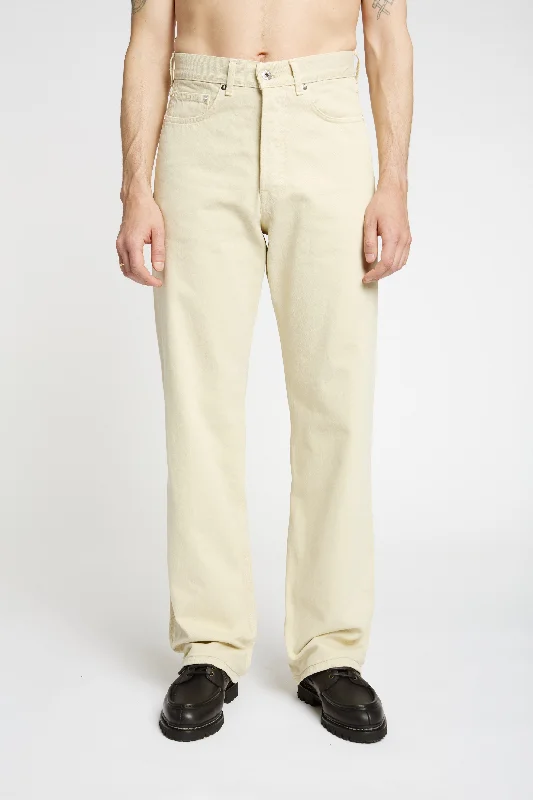 Men's Jeans with a Frayed Hem for a Casual and Effortless StyleBarnes Putty