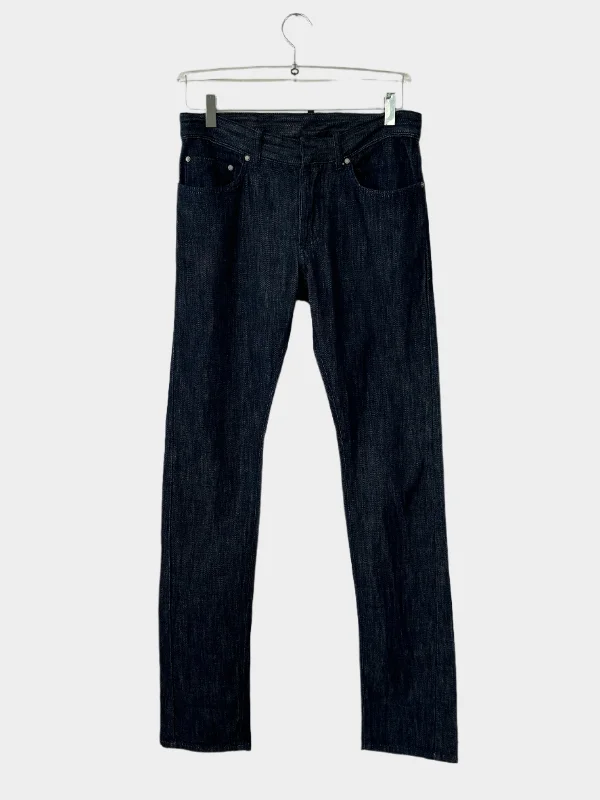 Plus Size Men's Relaxed Fit Jeans with a Tapered Leg for a Laid - Back VibeBlue Slim Jeans