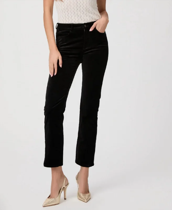 Men's Jeans with a Button - Fly for a Traditional and Classic AestheticCindy Twisted Seam Slit Pant