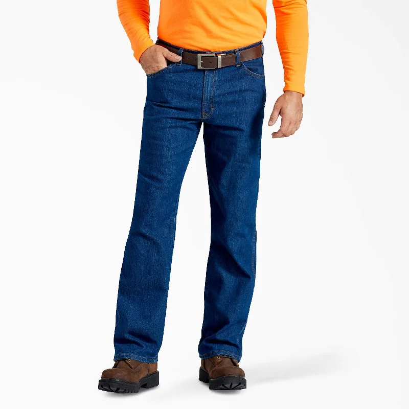 Men's Jeans with a Frayed Hem for a Casual and Effortless StyleDickies Active Waist Relaxed Fit Jeans