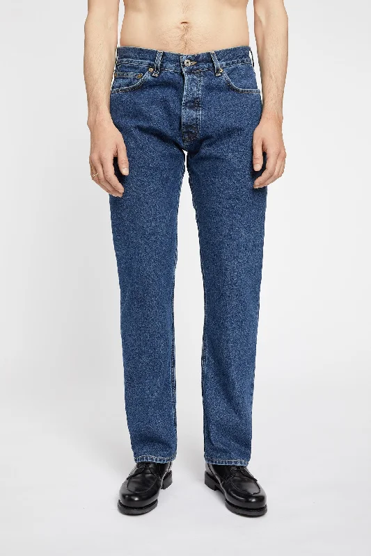 Men's Straight Leg Raw Denim Jeans for a Minimalist and Durable OptionEmerson Japan Dawn