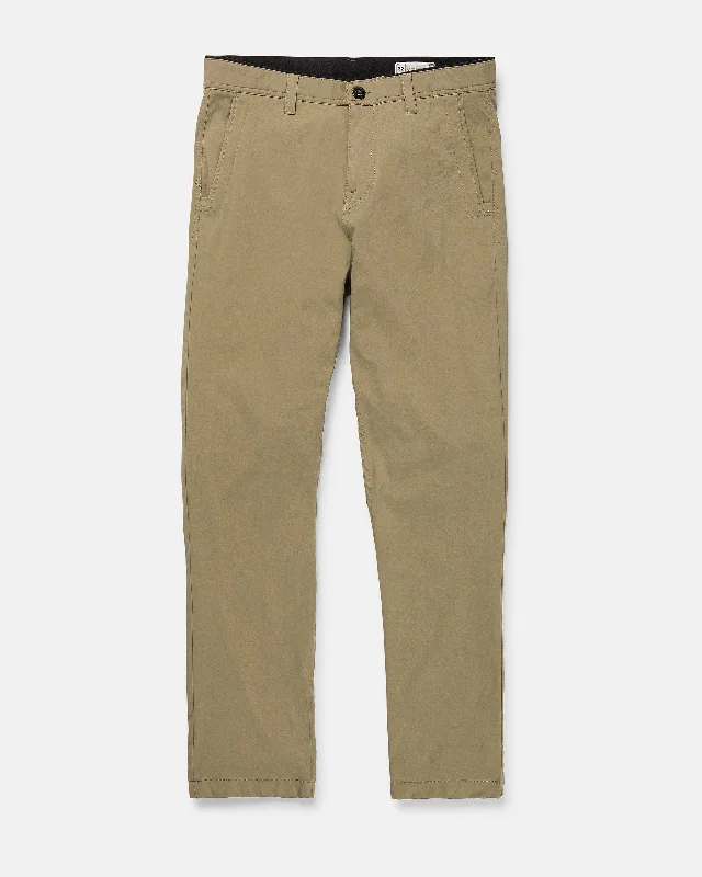 Men's High - Waisted Jeans in a Medium Wash for a Vintage - Style RevivalFrickin Tech Chino Pants - Dark Khaki