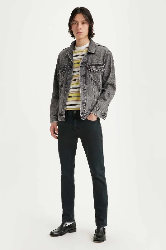 Men's Ripped Skinny Jeans in Acid Wash for an Edgy and Punk - Inspired StyleLevi's