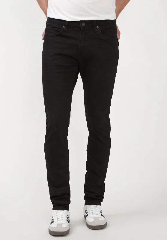 Men's Jeans with an Elastic Waistband for Ultimate ComfortSkinny Max Men's Jeans in Midnight Wax Black - BM16780