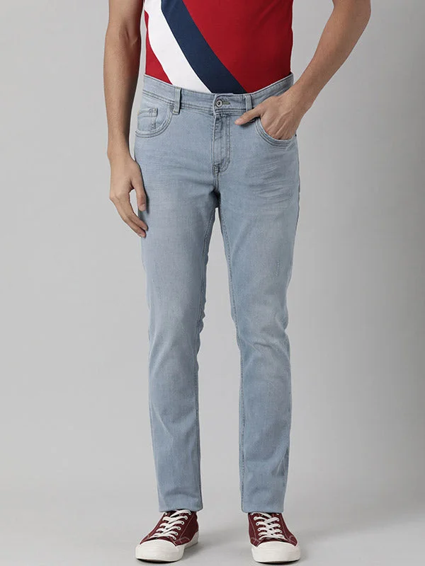 Men's Cargo Jeans with Multiple Pockets for a Practical and Outdoor - Friendly LookMen Brooklyn Fit Jeans