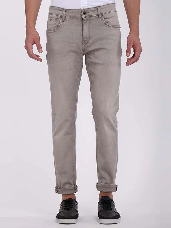 Men's Jeans with a Button - Fly for a Traditional and Classic AestheticMen Brooklyn Fit Stretchable Jeans