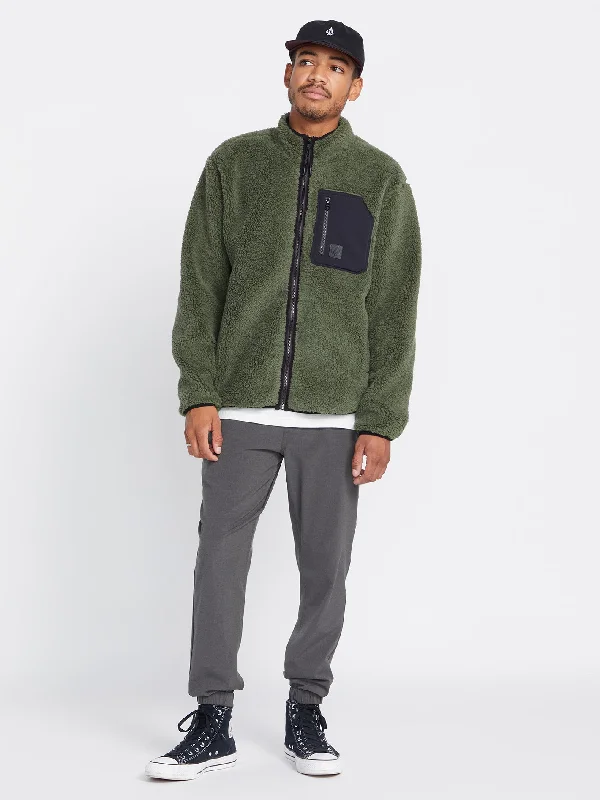 Men's Jeans with a Hidden Coin Pocket for Added ConvenienceMuzzer Fuzzar Zip Jacket - Squadron Green