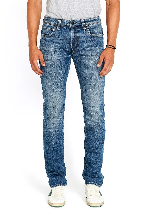 Plus Size Men's Relaxed Fit Jeans with a Tapered Leg for a Laid - Back VibeStraight Six Men's Jeans in Sanded Blue - BM22607