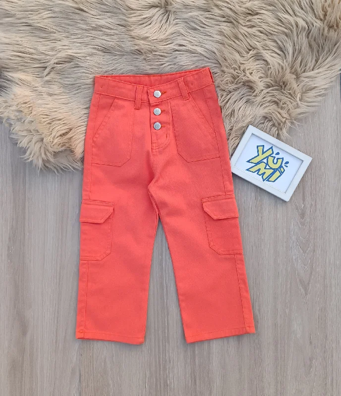 Men's Cargo Jeans with Multiple Pockets for a Practical and Outdoor - Friendly LookStylish Wide-Leg Cargo Pants for Girls