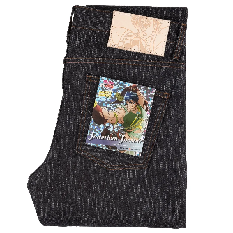 Men's Low - Rise Jeans in a Light Wash for a Casual and Youthful LookSuper Guy - Jonathan Joestar Selvedge