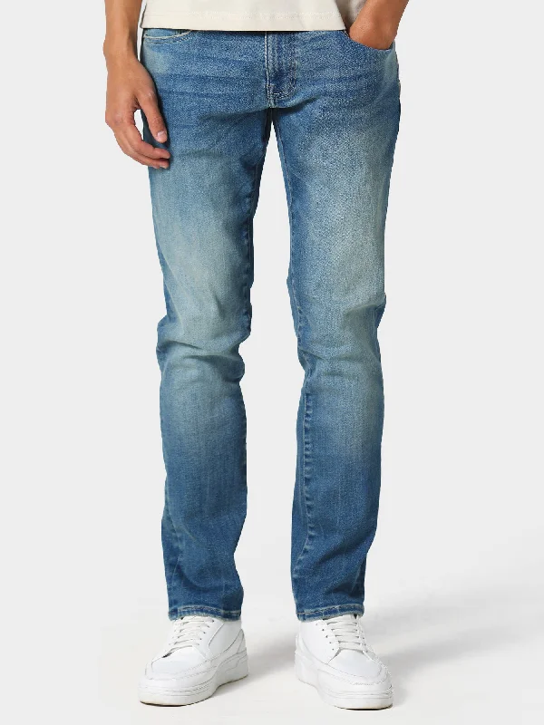 Plus Size Men's Relaxed Fit Jeans with a Faded Wash for a Vintage - Inspired LookDino TODD 930 Slim Fit Jeans