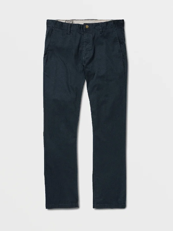 Plus Size Men's Relaxed Fit Jeans with a Faded Wash for a Vintage - Inspired LookVmonty Pants - Dark Navy