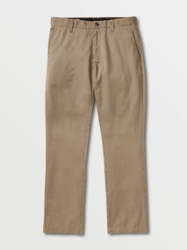 Men's Jeans with a Frayed Hem for a Casual and Effortless StyleVmonty Pants - Khaki