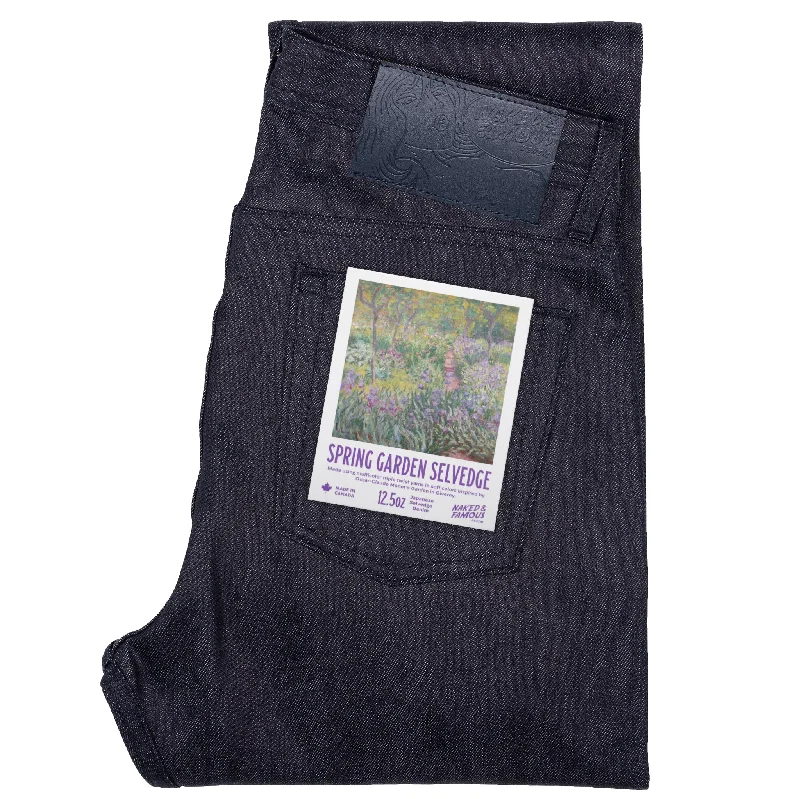 Plus Size Men's Bootcut Jeans with a Relaxed Waist for a Classic and Comfortable FitWeird Guy - Spring Garden Selvedge