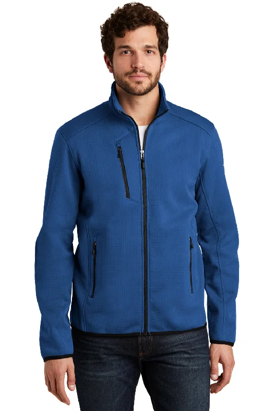 Corduroy men jackets in earthy tones for a rustic charmHooded men jackets with a detachable faux - fur trim for added warmthEddie Bauer Mens Dash Pill Resistant Full Zip Jacket - Cobalt Blue