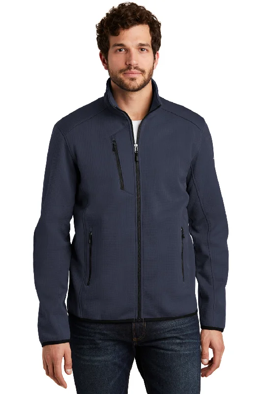 Men jackets with a hidden interior pocket for secure storagePlus - size men jackets with adjustable drawstrings for a comfortable fitEddie Bauer Mens Dash Pill Resistant Full Zip Jacket - River Navy Blue